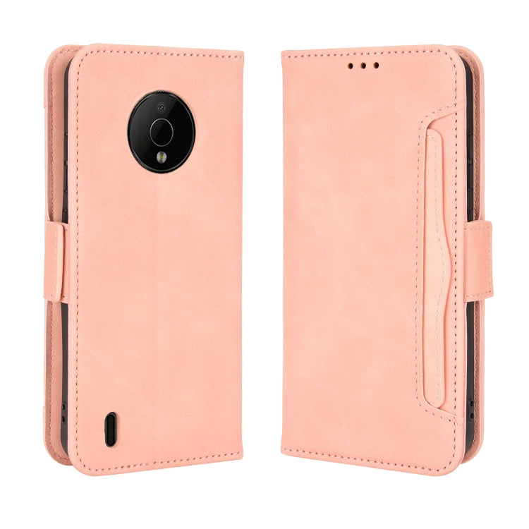 For Nokia C200 Skin Feel Calf Texture Card Slots Leather Phone Case