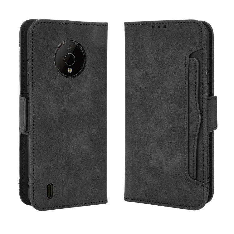 For Nokia C200 Skin Feel Calf Texture Card Slots Leather Phone Case