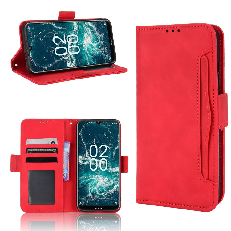 For Nokia C200 Skin Feel Calf Texture Card Slots Leather Phone Case