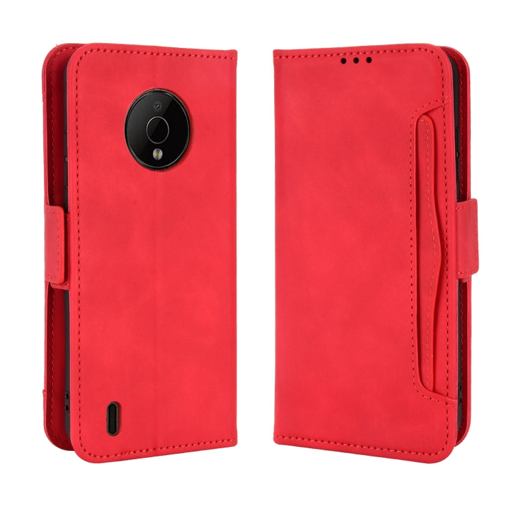 For Nokia C200 Skin Feel Calf Texture Card Slots Leather Phone Case