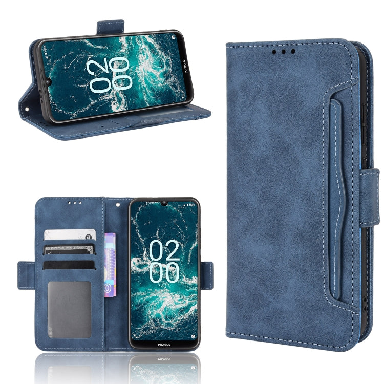 For Nokia C200 Skin Feel Calf Texture Card Slots Leather Phone Case