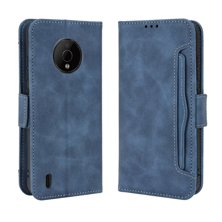 For Nokia C200 Skin Feel Calf Texture Card Slots Leather Phone Case