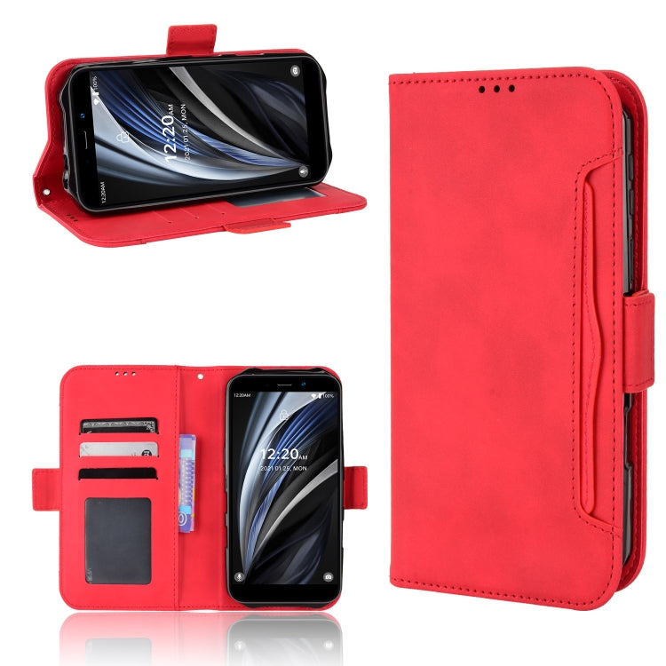 For Oukitel WP12 / WP12 Pro Skin Feel Calf Texture Card Slots Leather Phone Case