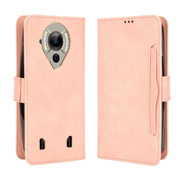 For Oukitel WP16 Skin Feel Calf Texture Card Slots Leather Phone Case