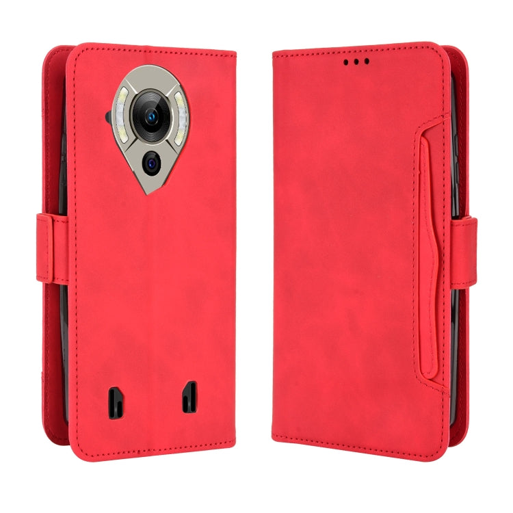 For Oukitel WP16 Skin Feel Calf Texture Card Slots Leather Phone Case