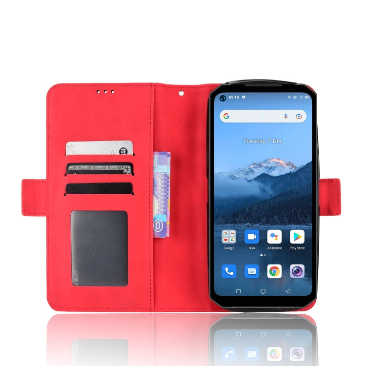 For Oukitel WP16 Skin Feel Calf Texture Card Slots Leather Phone Case