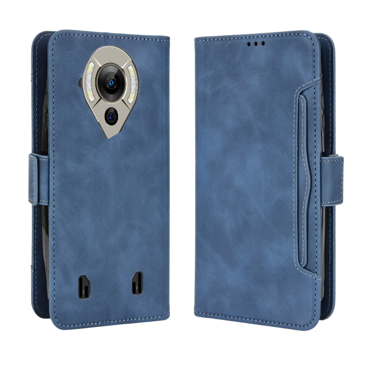 For Oukitel WP16 Skin Feel Calf Texture Card Slots Leather Phone Case