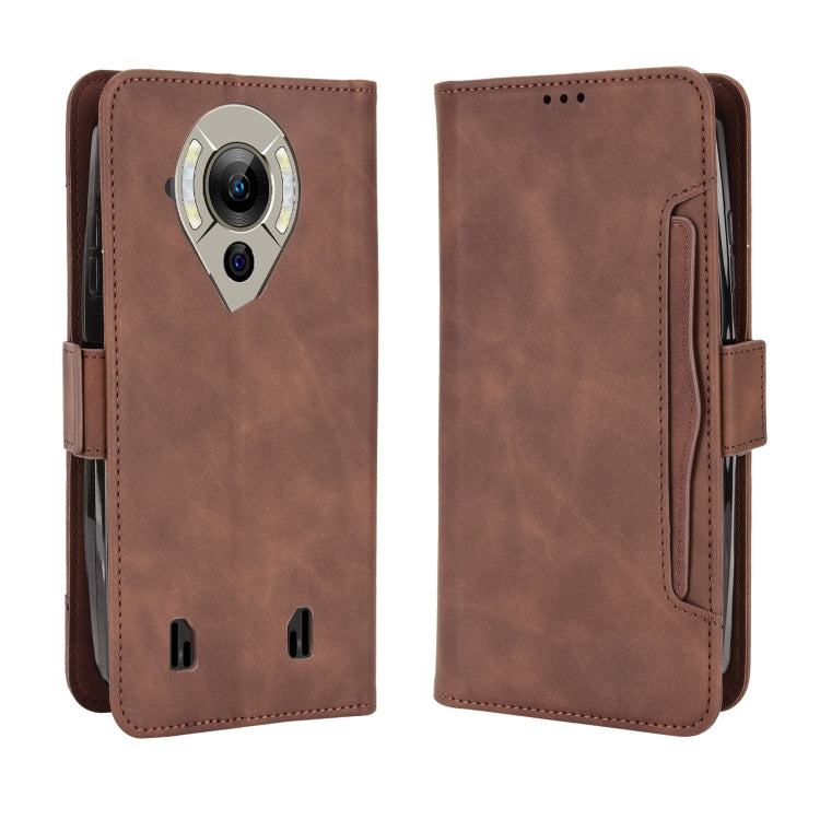 For Oukitel WP16 Skin Feel Calf Texture Card Slots Leather Phone Case