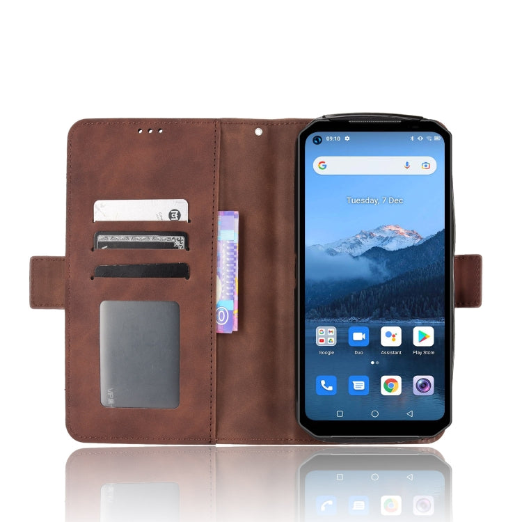 For Oukitel WP16 Skin Feel Calf Texture Card Slots Leather Phone Case