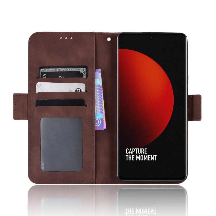 For Xiaomi 12S Ultra Skin Feel Calf Texture Card Slots Leather Phone Case