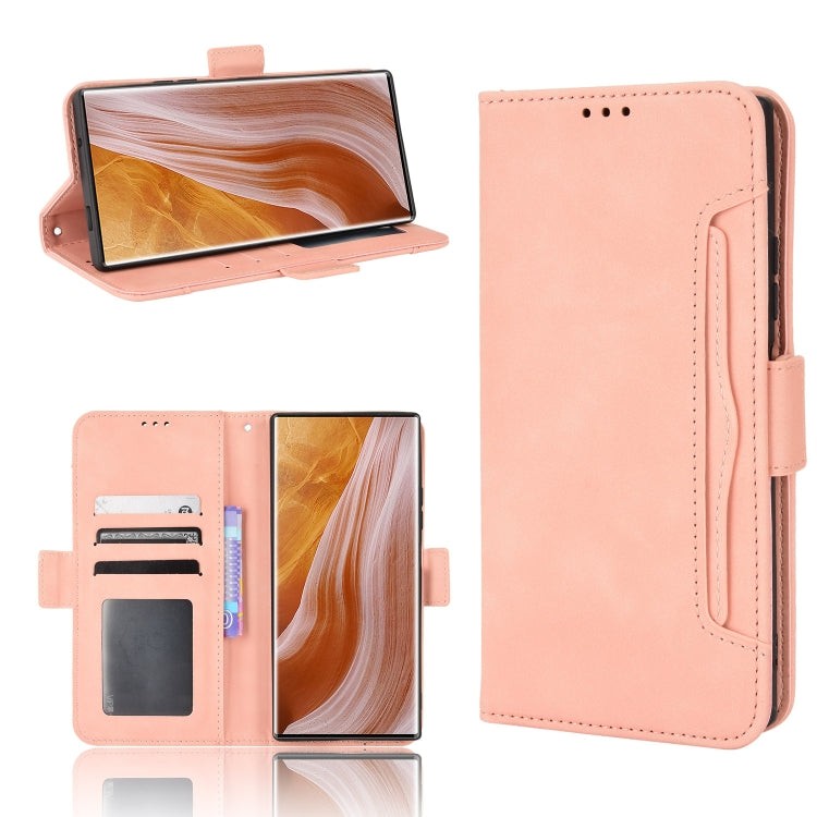 For ZTE Axon 40 Ultra Skin Feel Calf Texture Card Slots Leather Phone Case