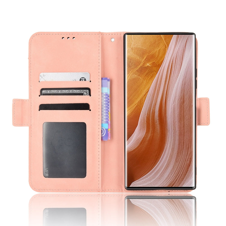 For ZTE Axon 40 Ultra Skin Feel Calf Texture Card Slots Leather Phone Case