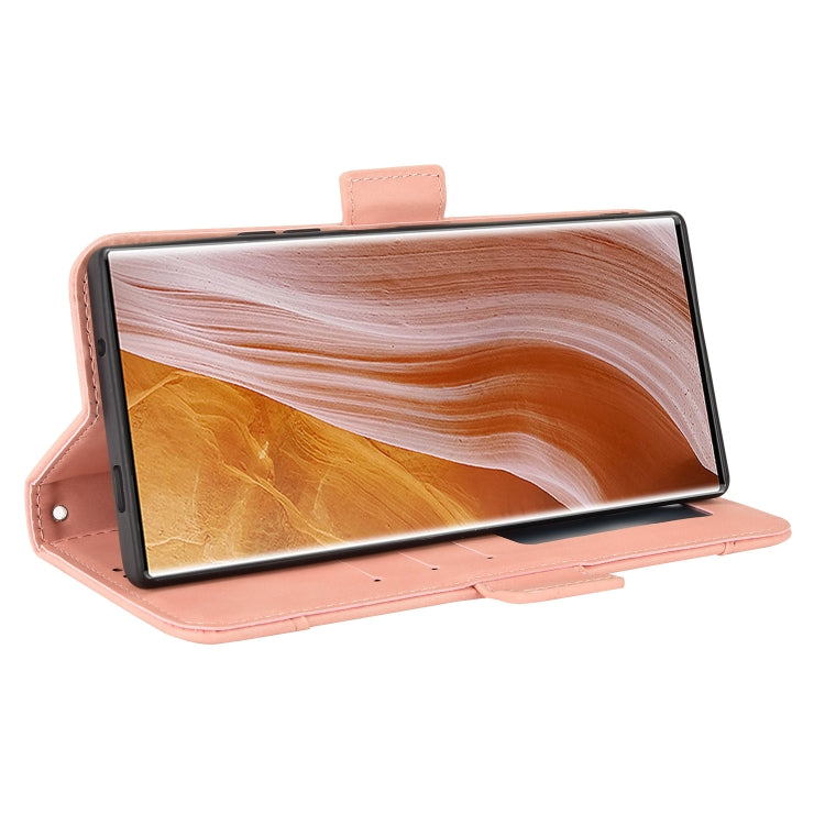 For ZTE Axon 40 Ultra Skin Feel Calf Texture Card Slots Leather Phone Case