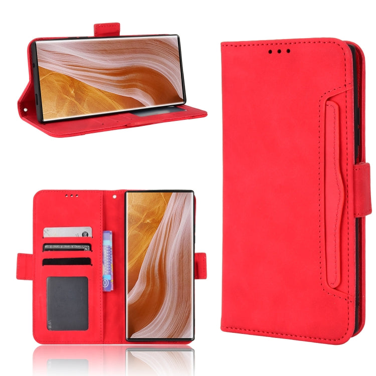 For ZTE Axon 40 Ultra Skin Feel Calf Texture Card Slots Leather Phone Case