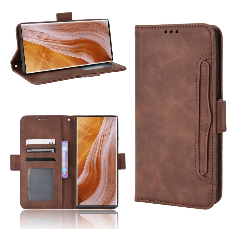 For ZTE Axon 40 Ultra Skin Feel Calf Texture Card Slots Leather Phone Case