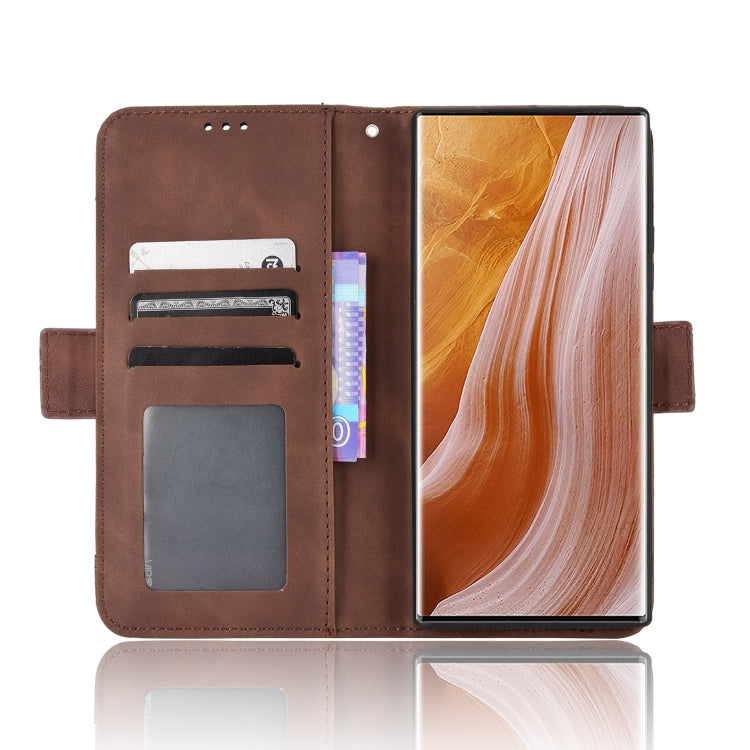 For ZTE Axon 40 Ultra Skin Feel Calf Texture Card Slots Leather Phone Case