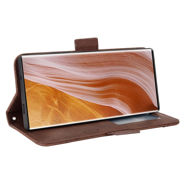 For ZTE Axon 40 Ultra Skin Feel Calf Texture Card Slots Leather Phone Case