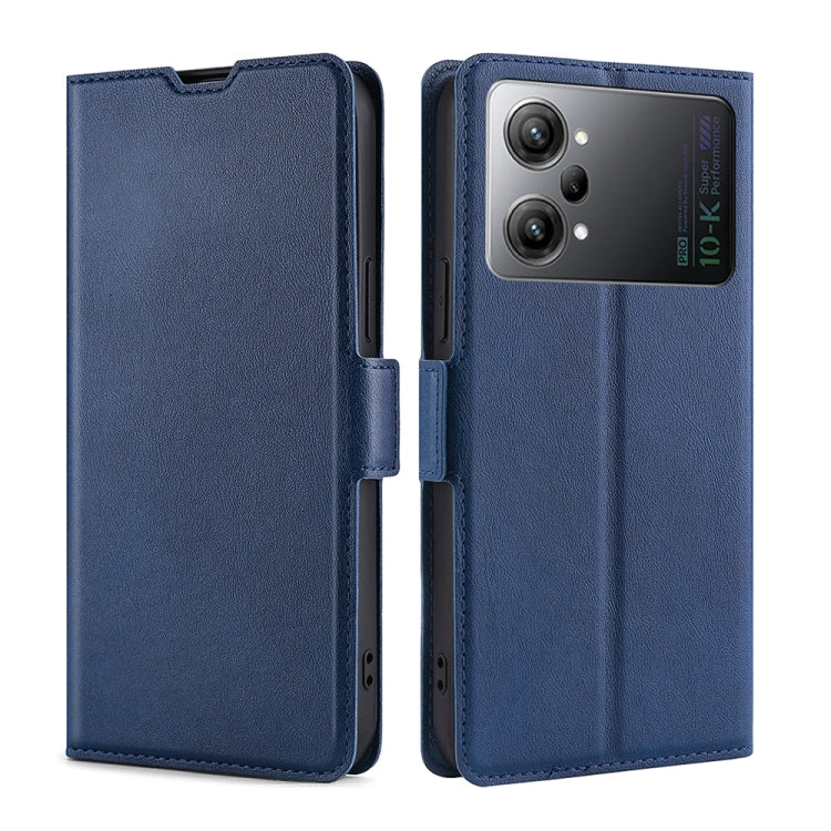 For OPPO K10 Pro 5G Ultra-thin Voltage Side Buckle Horizontal Flip Leather Phone Case