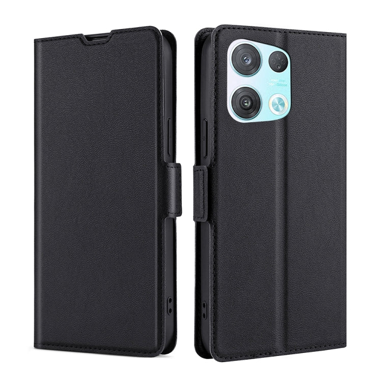 For OPPO Reno8 Pro 5G Ultra-thin Voltage Side Buckle Horizontal Flip Leather Phone Case