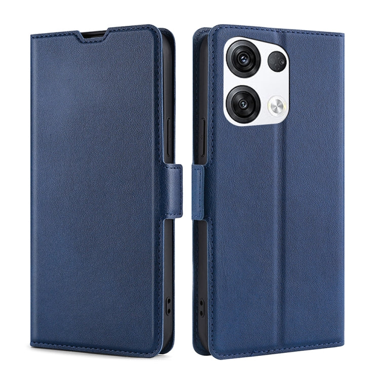 For OPPO Reno8 Pro+ 5G Ultra-thin Voltage Side Buckle Horizontal Flip Leather Phone Case