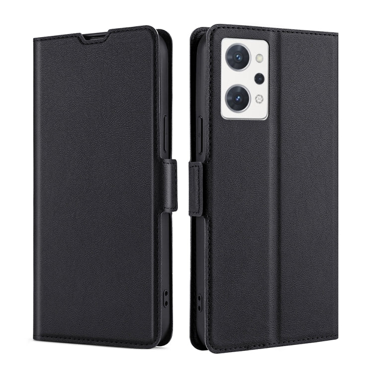 For OPPO Reno7 A JP Version Ultra-thin Voltage Side Buckle Horizontal Flip Leather Phone Case