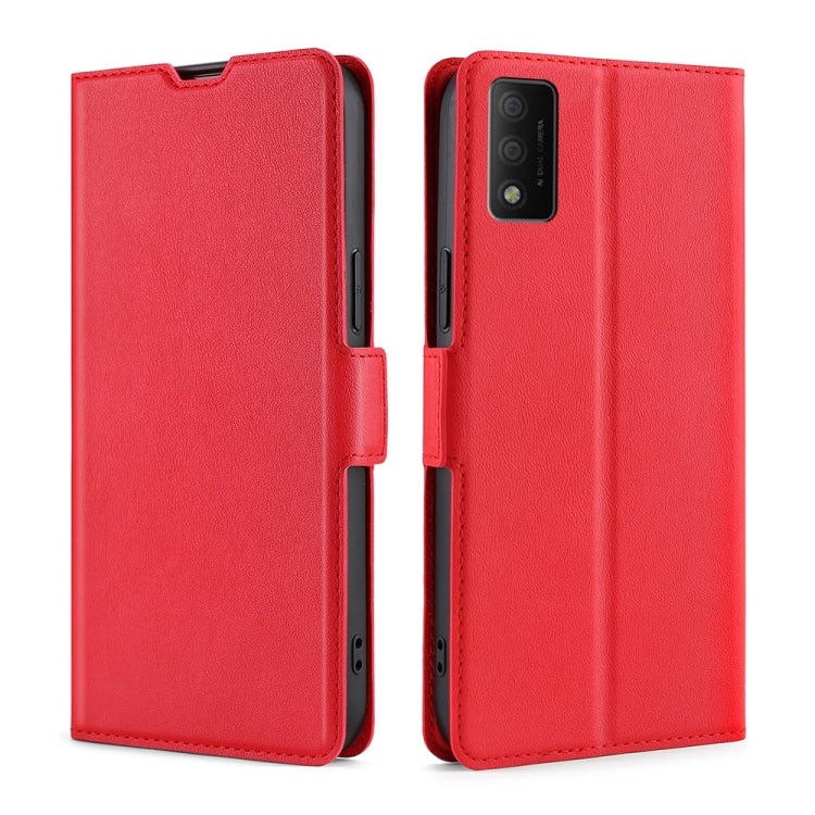 For TCL 30T T603DL Ultra-thin Voltage Side Buckle Horizontal Flip Leather Phone Case