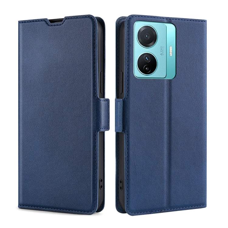 For vivo S15e 5G/T1 Snapdragon 778G Ultra-thin Voltage Side Buckle Horizontal Flip Leather Phone Case