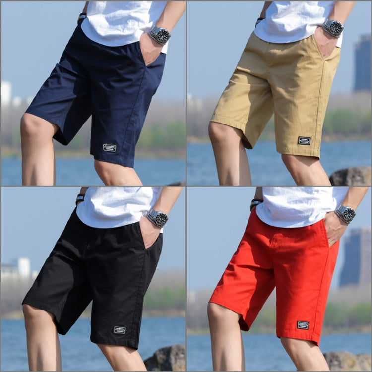 Summer Loose Cotton Cargo Shorts Five-point Men Pants, Size: