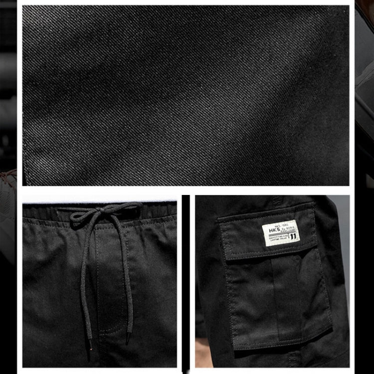 Summer Loose Cotton Cargo Shorts Five-point Men Pants, Size: