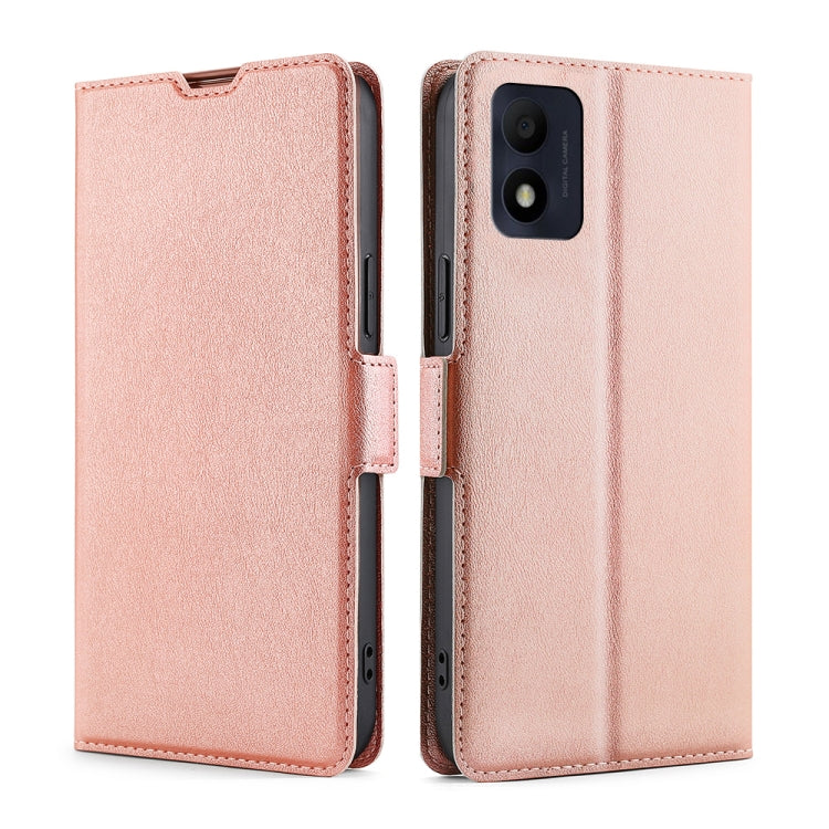 For Alcatel 1B 2022 Ultra-thin Voltage Side Buckle Horizontal Flip Leather Phone Case