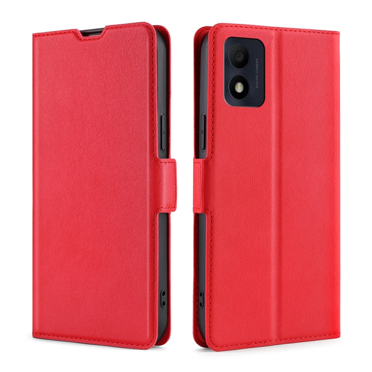 For Alcatel 1B 2022 Ultra-thin Voltage Side Buckle Horizontal Flip Leather Phone Case