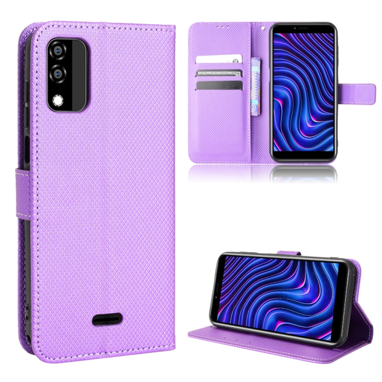 For BLU C5 Max 2022 Diamond Texture Leather Phone Case