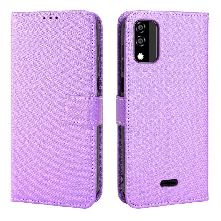 For BLU C5 Max 2022 Diamond Texture Leather Phone Case