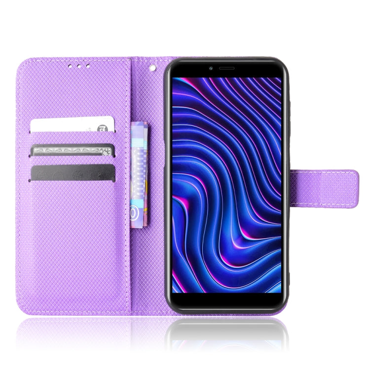 For BLU C5 Max 2022 Diamond Texture Leather Phone Case