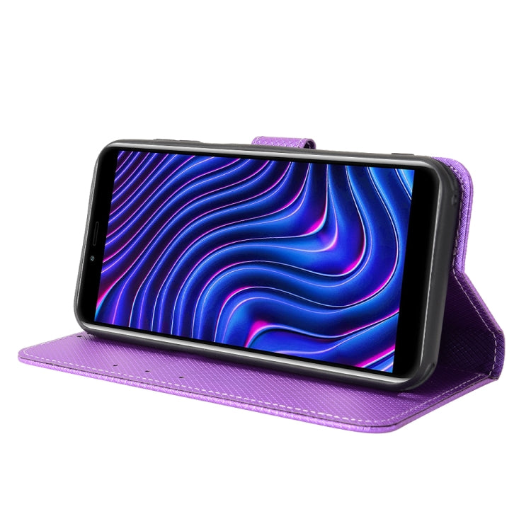 For BLU C5 Max 2022 Diamond Texture Leather Phone Case
