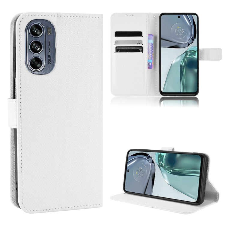 For Motorola Moto G62 5G Diamond Texture Leather Phone Case
