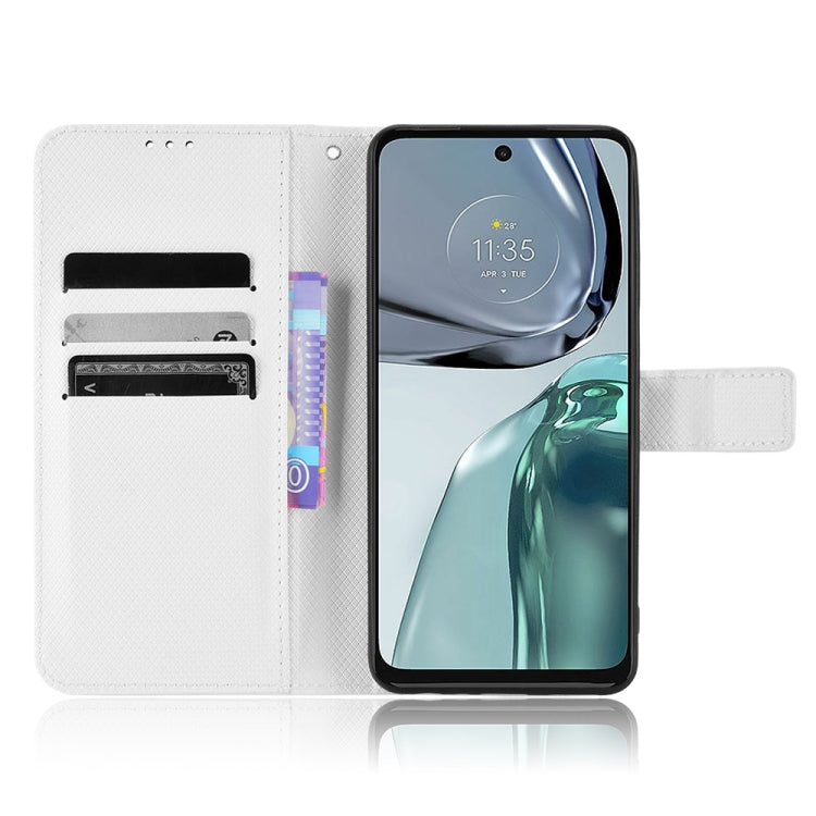 For Motorola Moto G62 5G Diamond Texture Leather Phone Case