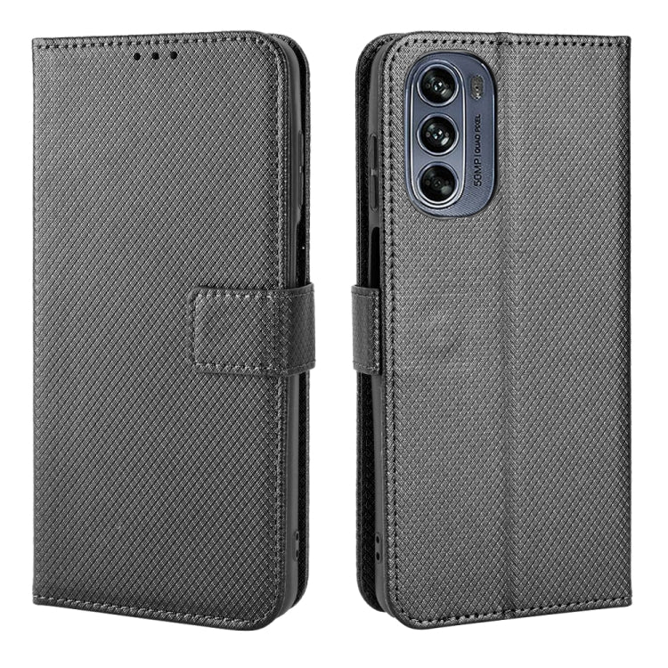 For Motorola Moto G62 5G Diamond Texture Leather Phone Case