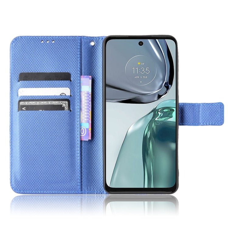 For Motorola Moto G62 5G Diamond Texture Leather Phone Case