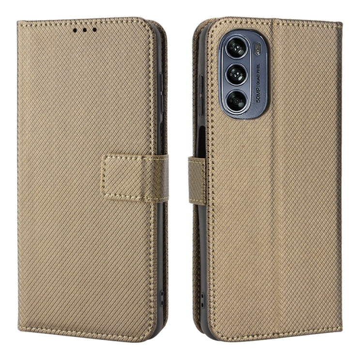 For Motorola Moto G62 5G Diamond Texture Leather Phone Case