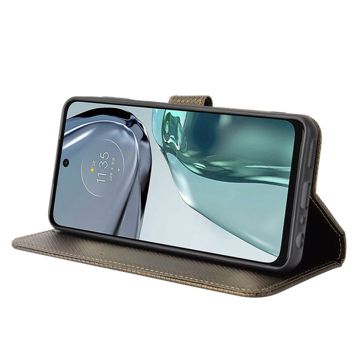 For Motorola Moto G62 5G Diamond Texture Leather Phone Case