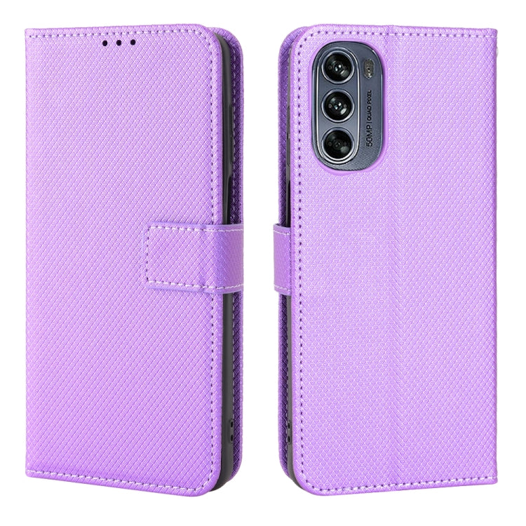 For Motorola Moto G62 5G Diamond Texture Leather Phone Case