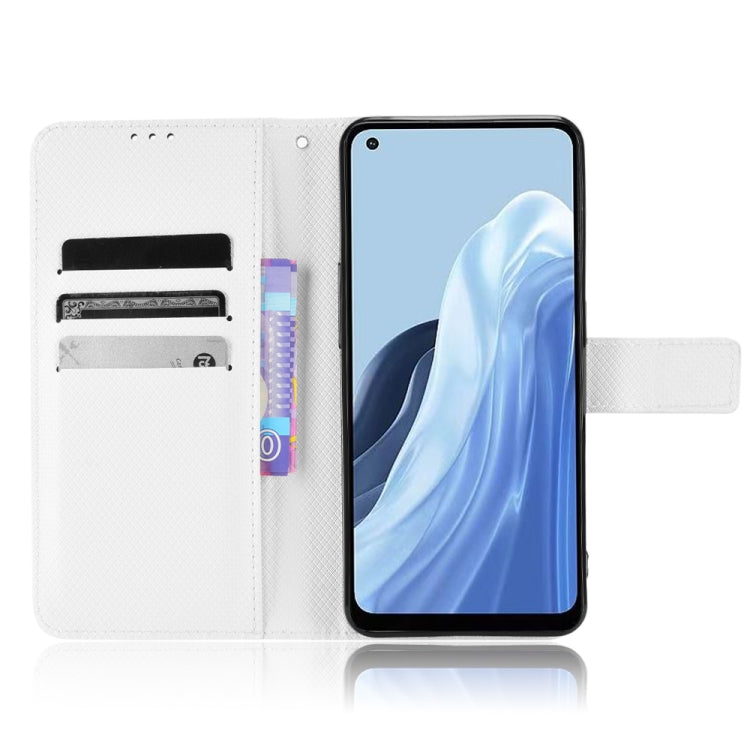 For OPPO Reno7 A Diamond Texture Leather Phone Case