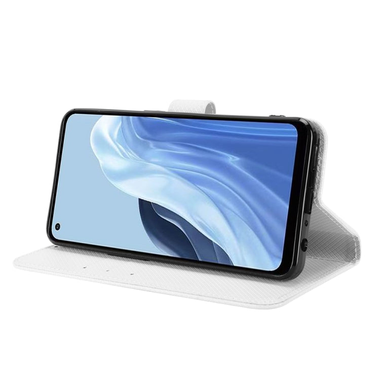 For OPPO Reno7 A Diamond Texture Leather Phone Case