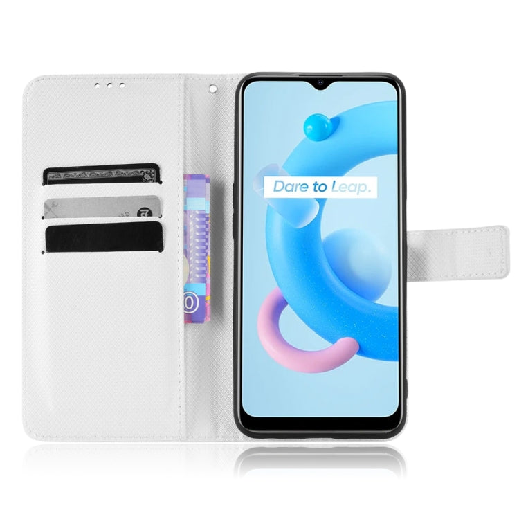 For Realme V20 5G Diamond Texture Leather Phone Case