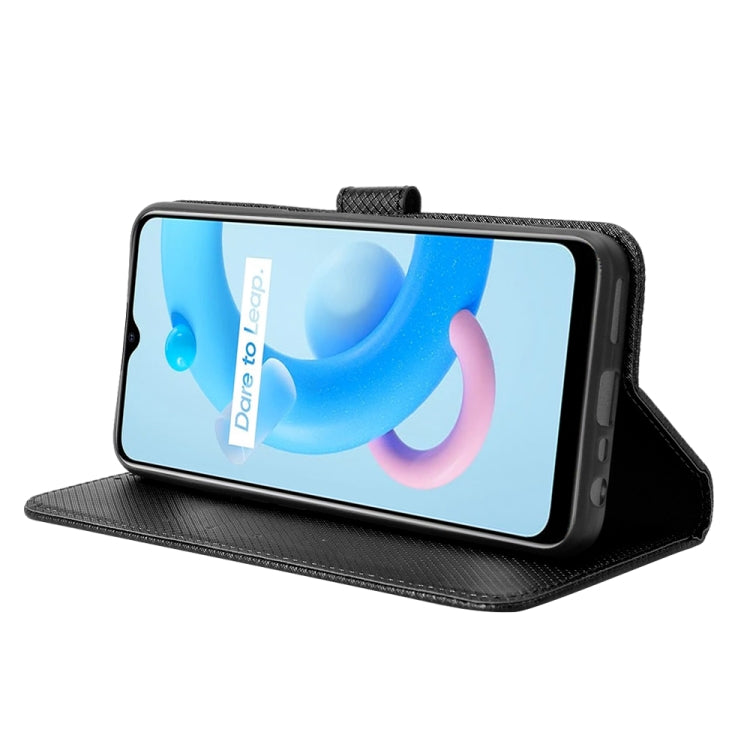 For Realme V20 5G Diamond Texture Leather Phone Case