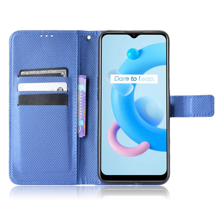 For Realme V20 5G Diamond Texture Leather Phone Case