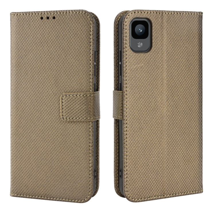 For TCL 30Z Diamond Texture Leather Phone Case