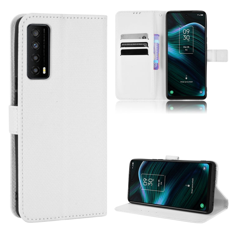 For TCL Stylus 5G Diamond Texture Leather Phone Case