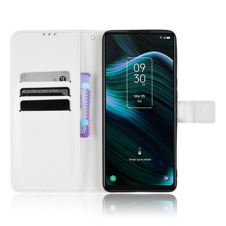 For TCL Stylus 5G Diamond Texture Leather Phone Case